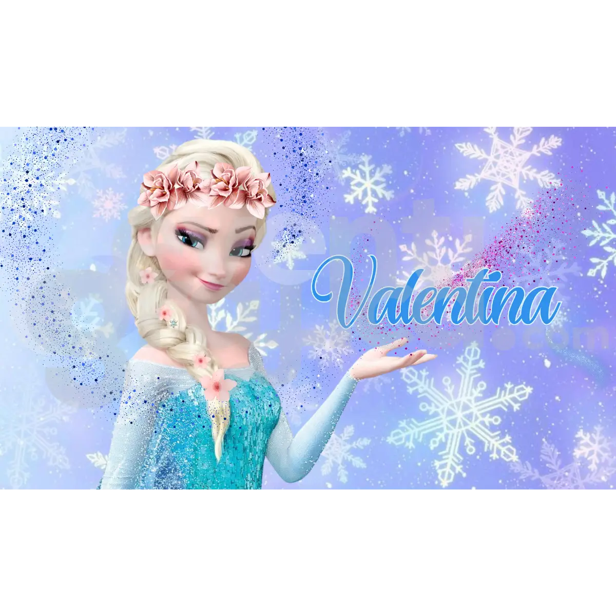 Frozen Backdrop Compleanno 10