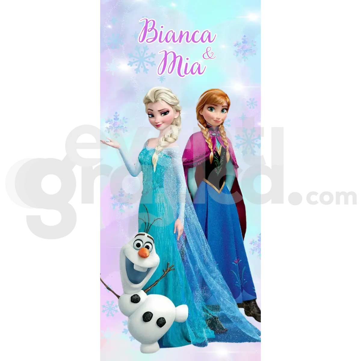 Frozen Backdrop Compleanno 7