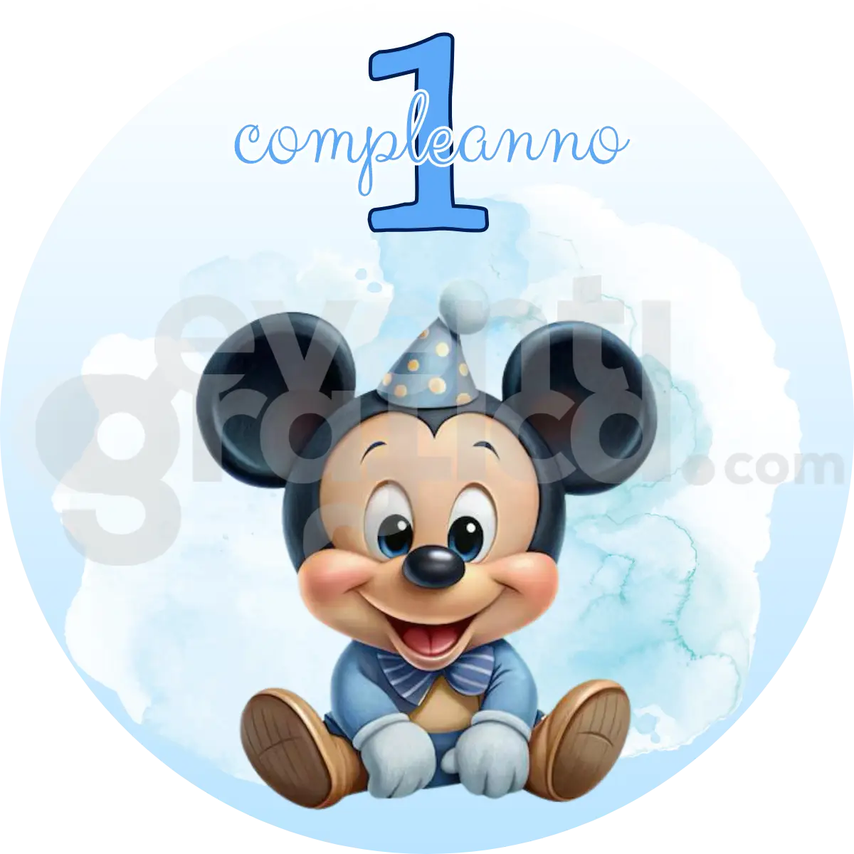 Topolino Baby Backdrop Compleanno 1