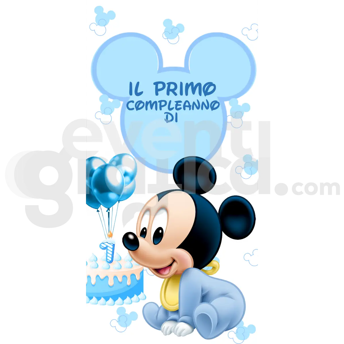 Topolino Baby Backdrop Compleanno 5