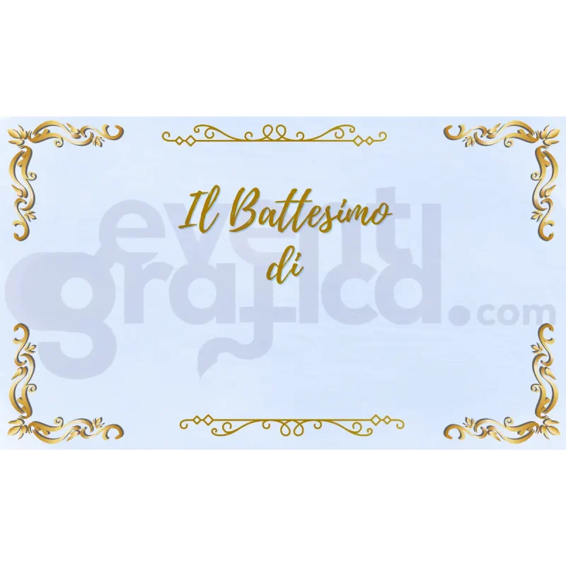 Maschietto Backdrop Battesimo