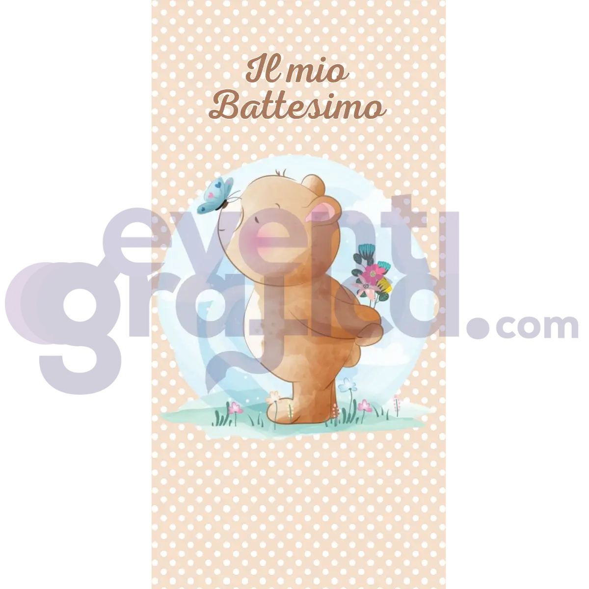 Orsetto Backdrop Battesimo 9