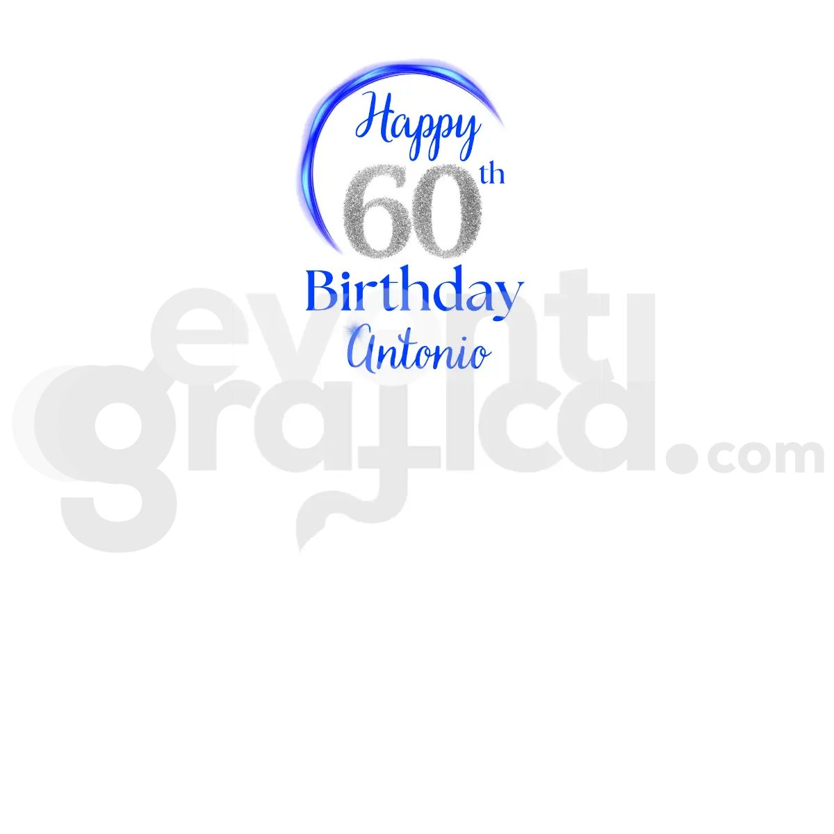 60 Anni Backdrop Compleanno 2