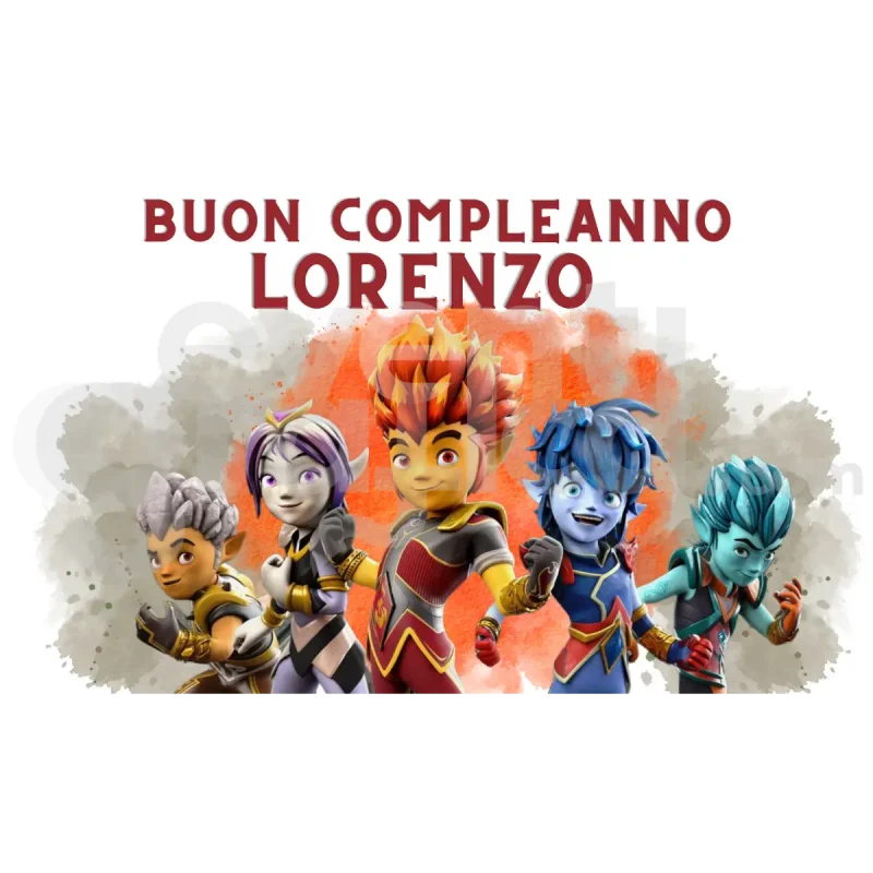 Gormiti Backdrop Compleanno