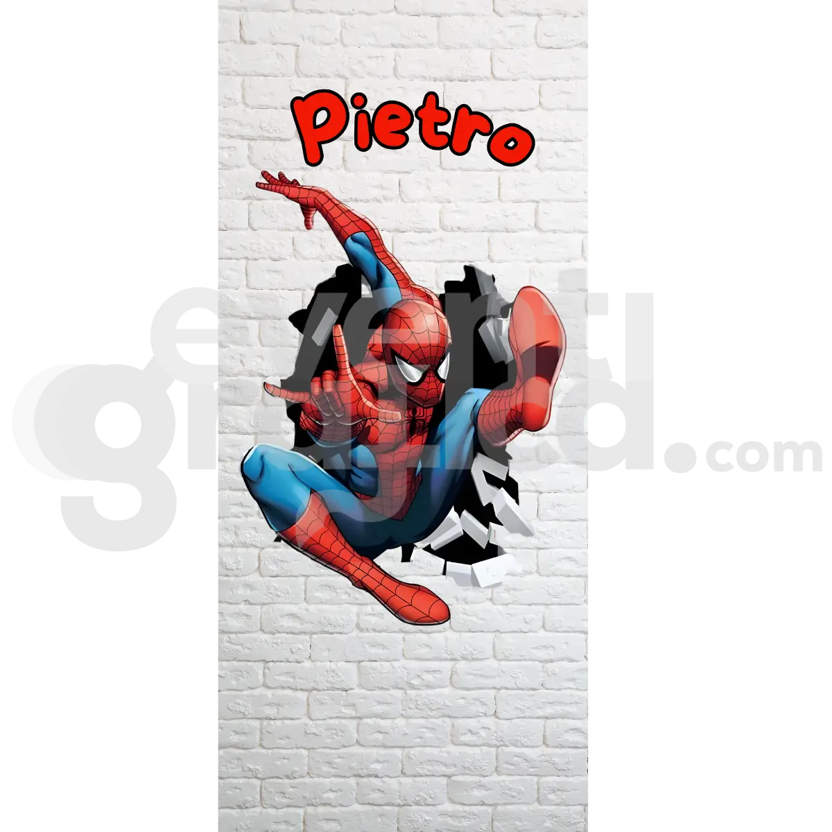 Spiderman Backdrop Compleanno 6
