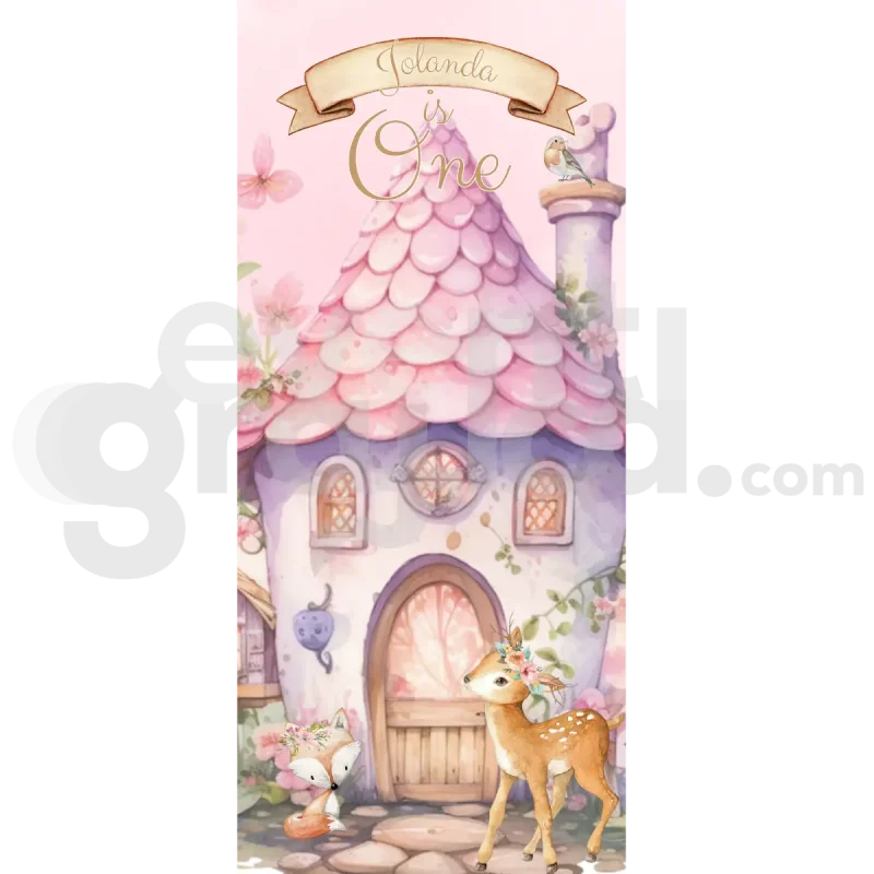 Animli Del Bosco Backdrop Compleanno 2