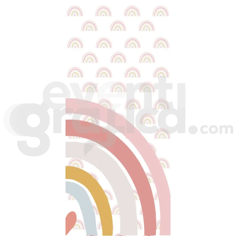 Arcobaleno Backdrop Compleanno 3