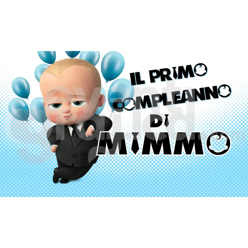Baby Boss Backdrop compleanno 7