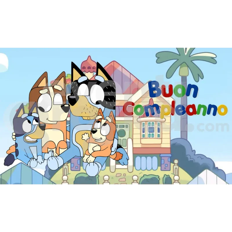 Bluey Backdrop Compleanno 2
