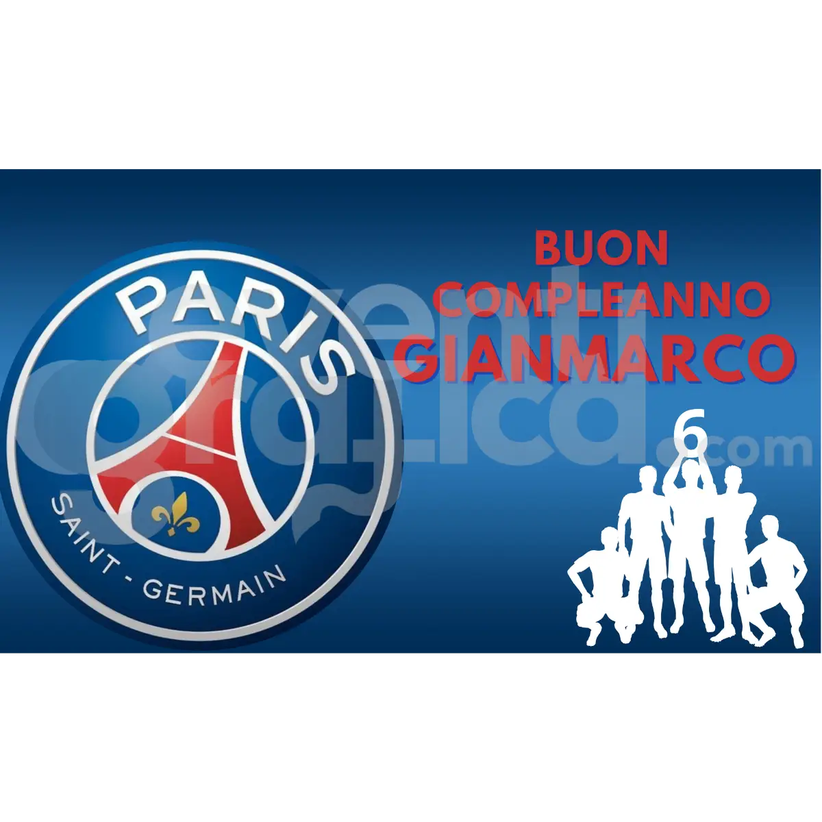 Calcio Backdrop Compleanno 6