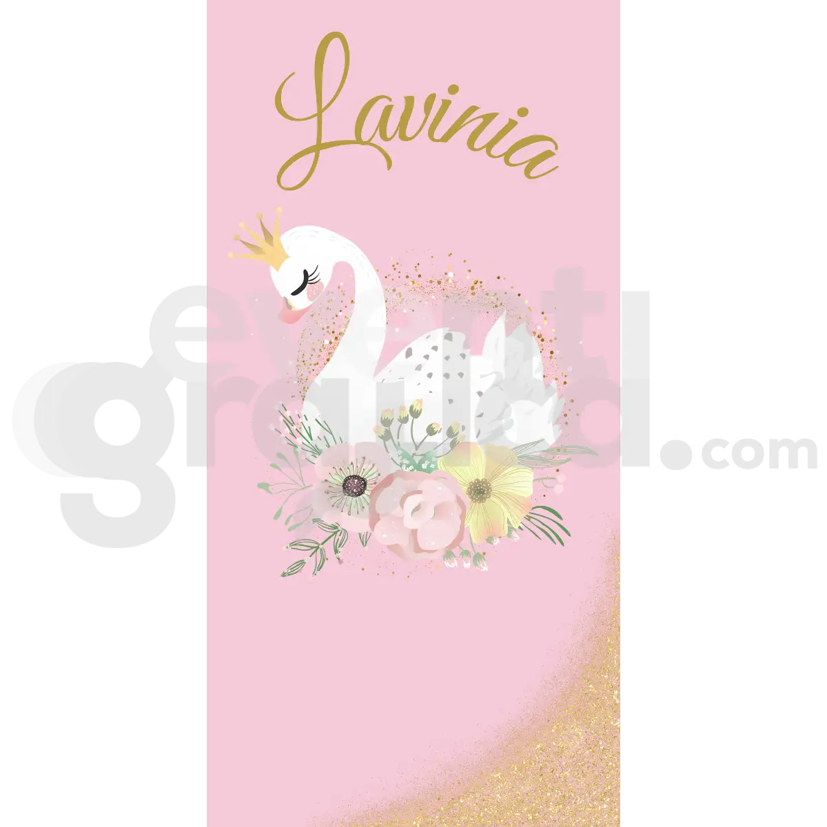 Cigno Backdrop Compleanno 1