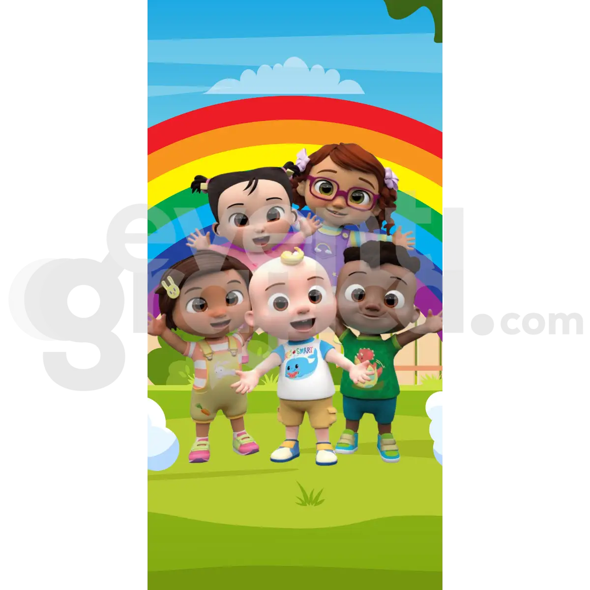 Cocomelon Backdrop Compleanno 5