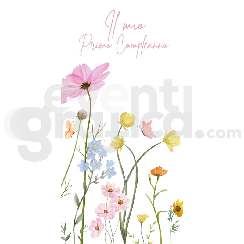 Fiori Backdrop Compleanno 1