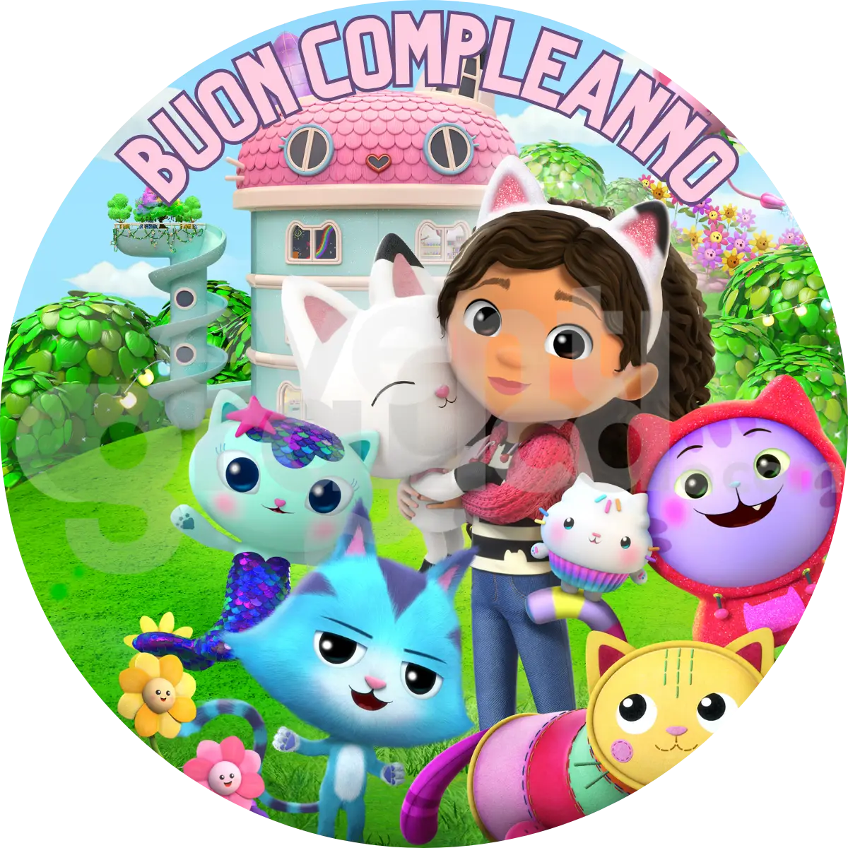 Gabby_S Doll Backdrop Compleanno