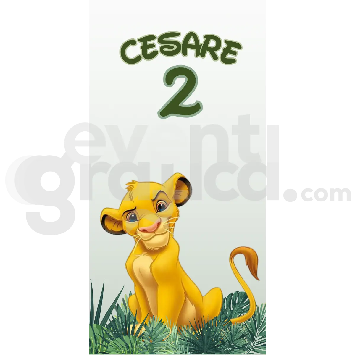 Il Re Leone Backdrop Compleanno 2