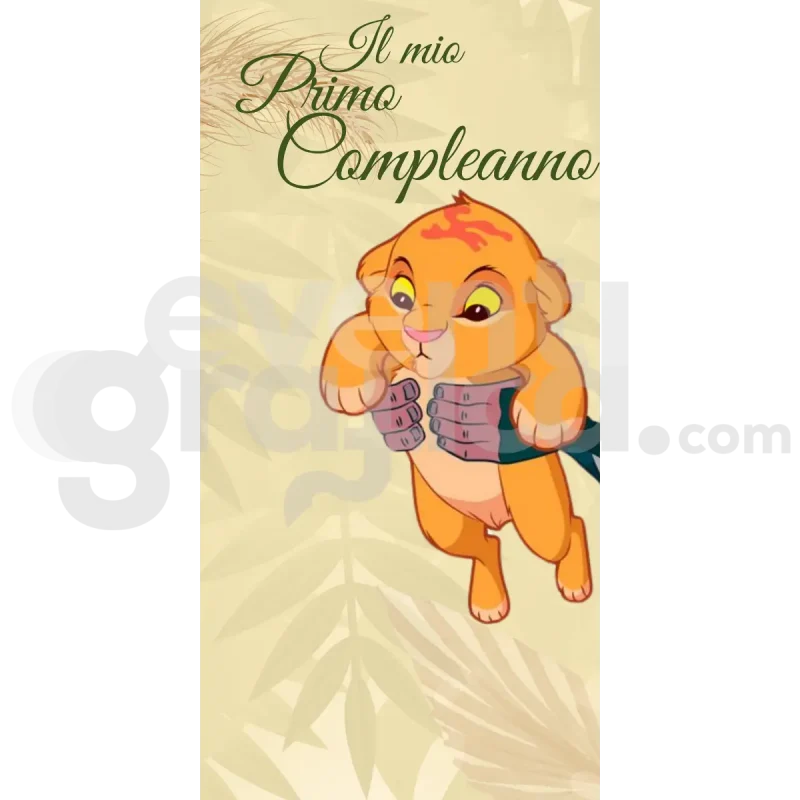 Il Re Leone Backdrop Compleanno 23