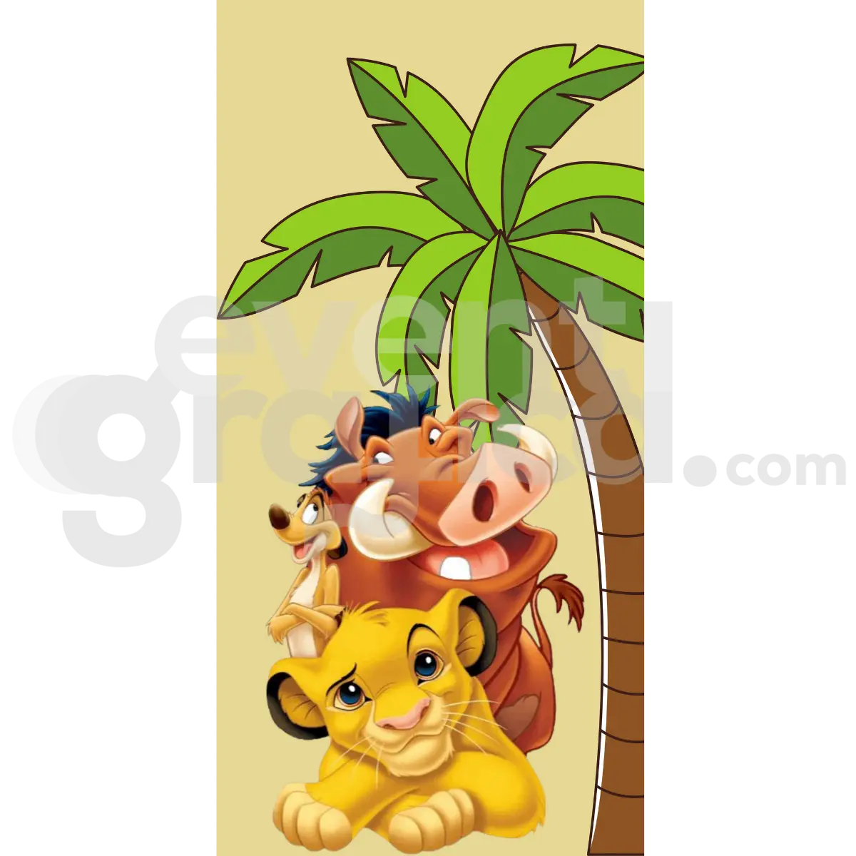 Il Re Leone Backdrop Compleanno 4