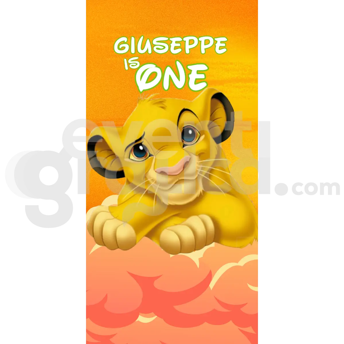 Il Re Leone Backdrop Compleanno 5