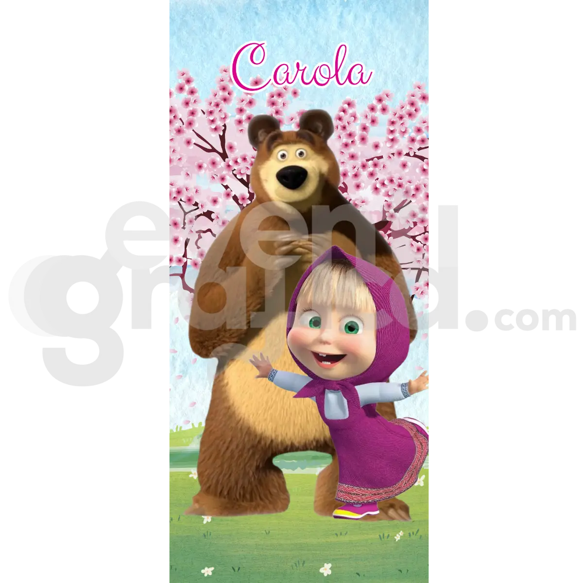 Masha E Orso Backdrop Compleanno 4