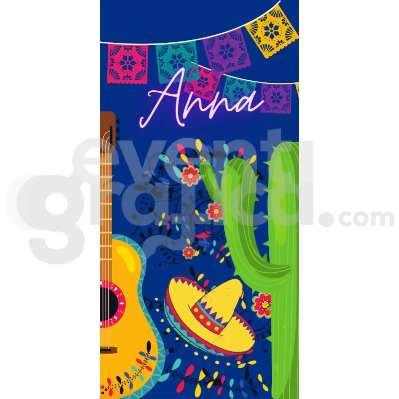 Messicano Backdrop Compleanno