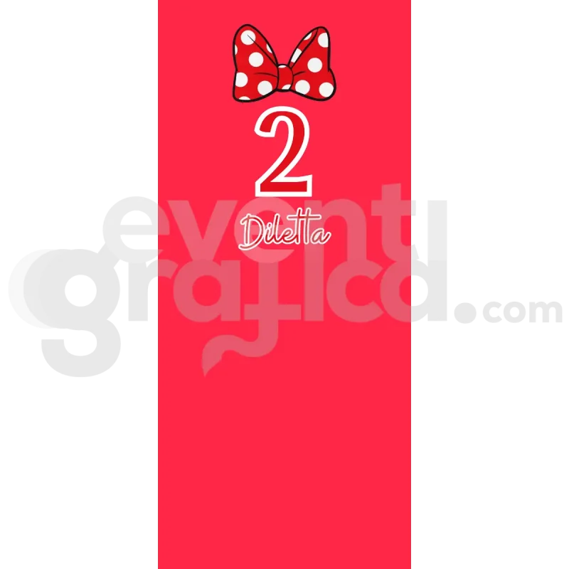 Minnie Backdrop Compleanno 17