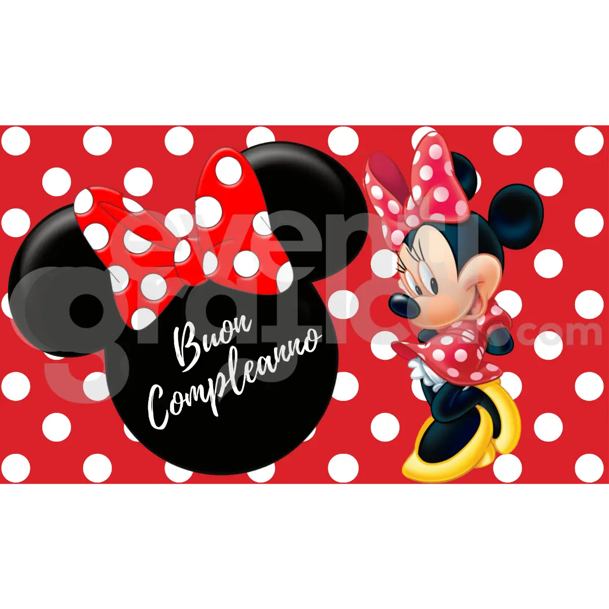 Minnie Backdrop Compleanno 18