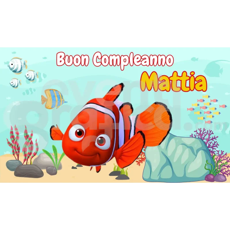 Nemo Backdrop Compleanno 2