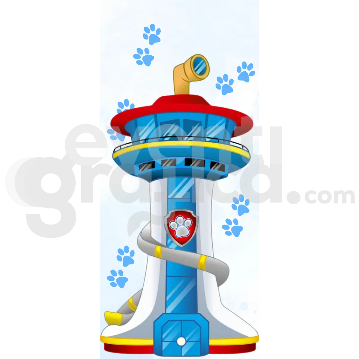 Paw Patrol Backdrop Compleanno 9