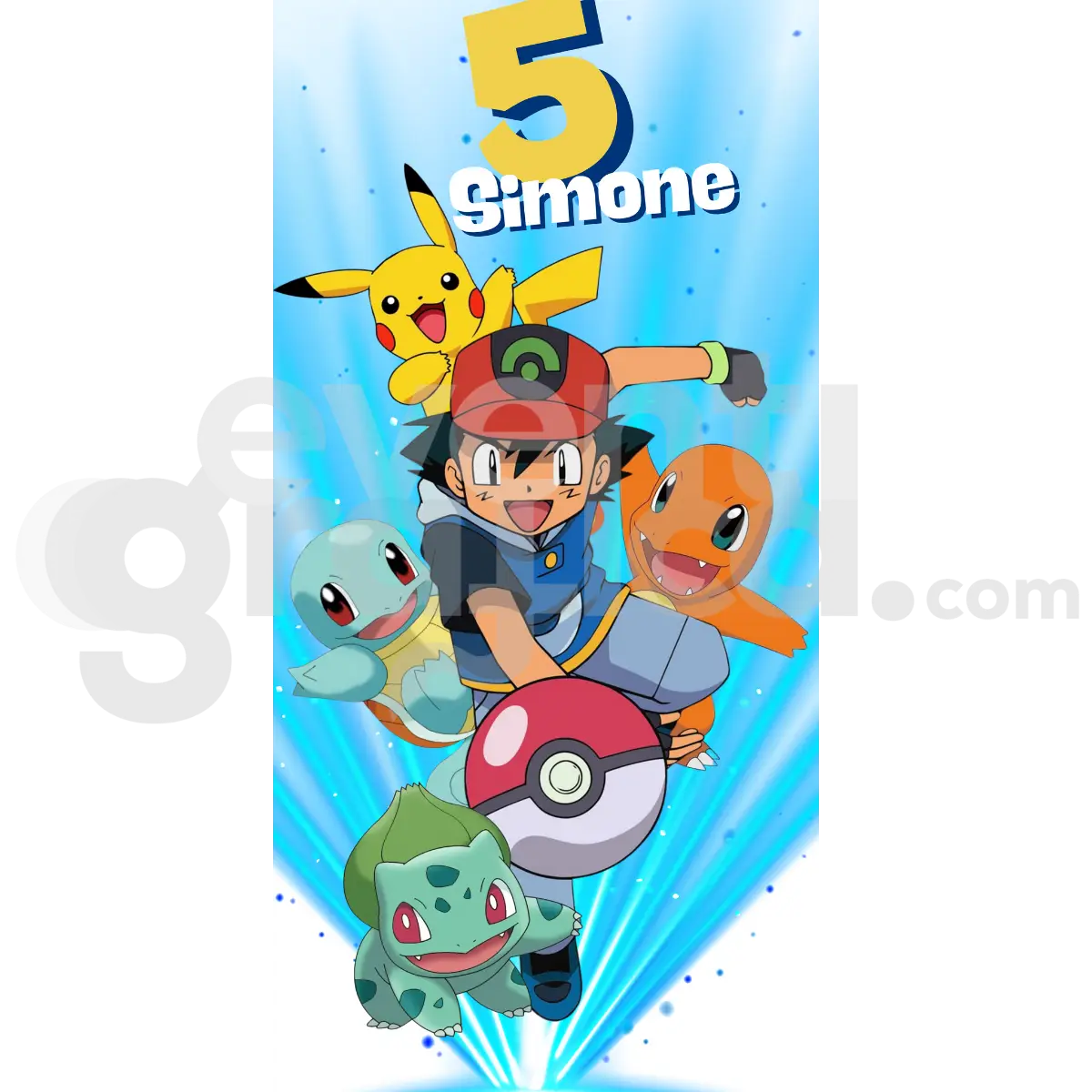 Pokemon Backdrop Compleanno 2