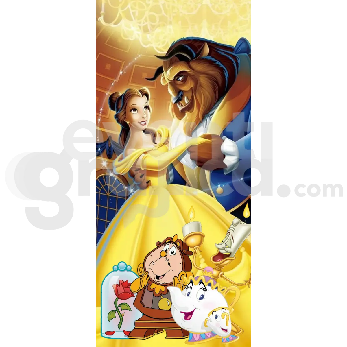 Principessa Belle Backdrop Compleanno 2