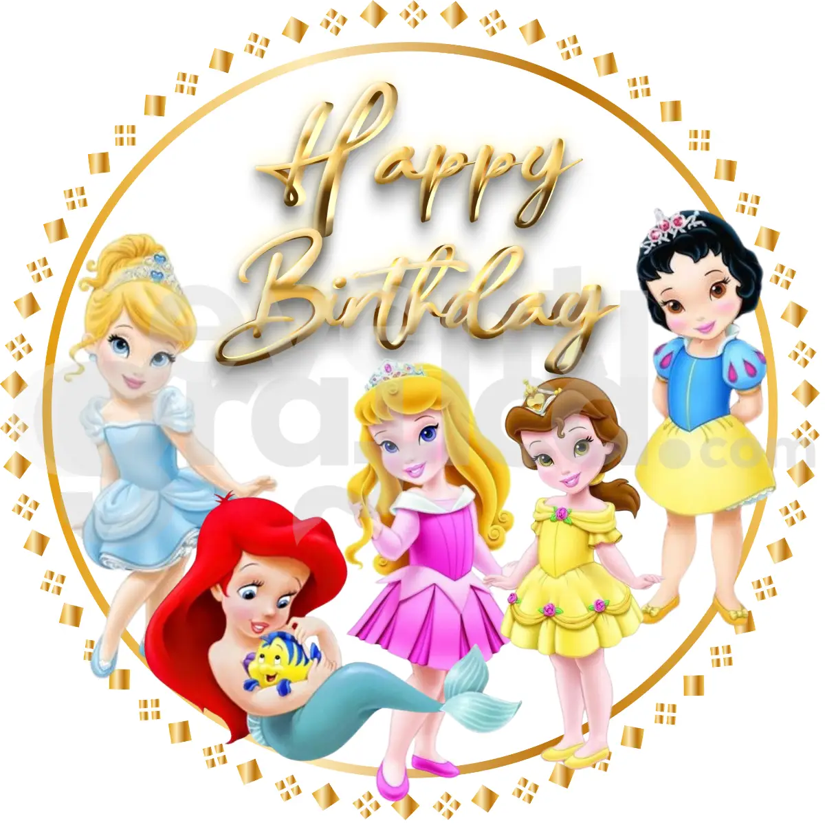 Principesse Baby Backdrop Compleanno 1