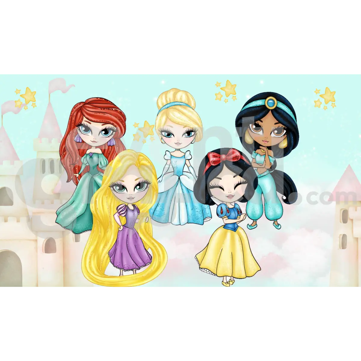 Principesse Baby Backdrop Compleanno 2