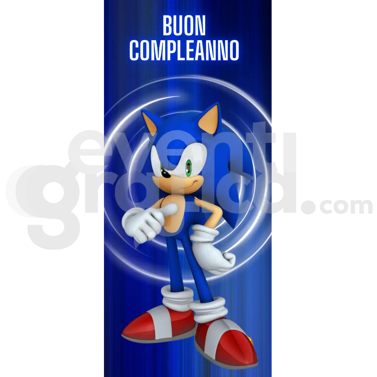 Sonic Backdrop Compleanno 3