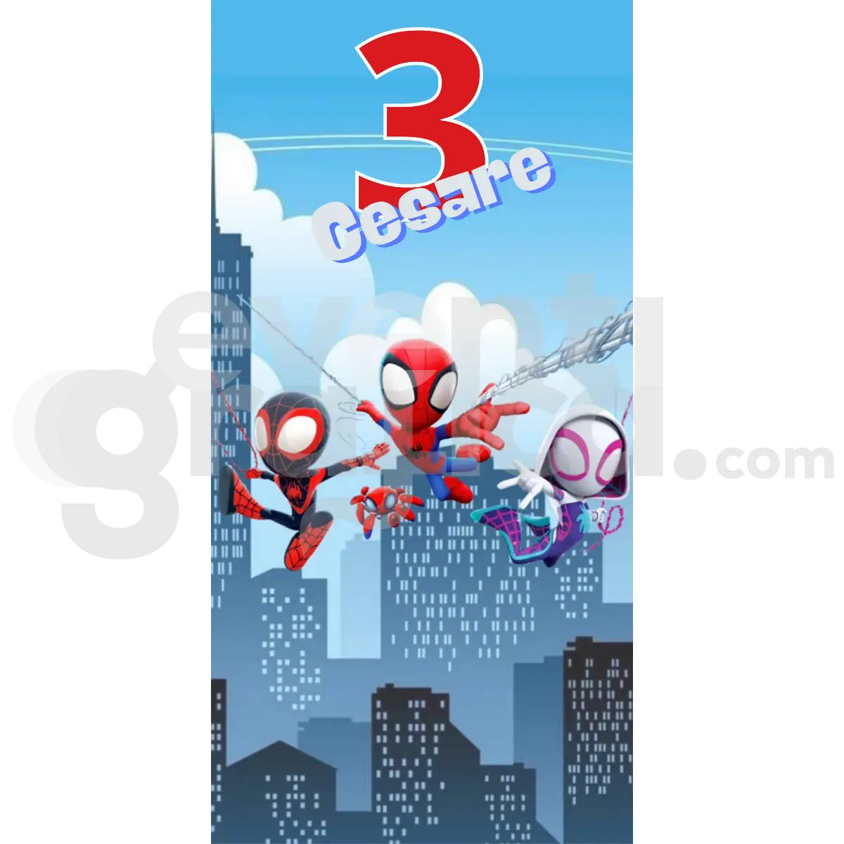 Spidey Backdrop Compleanno 1