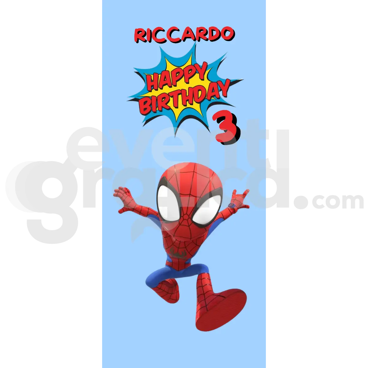 Spidey Backdrop Compleanno 2