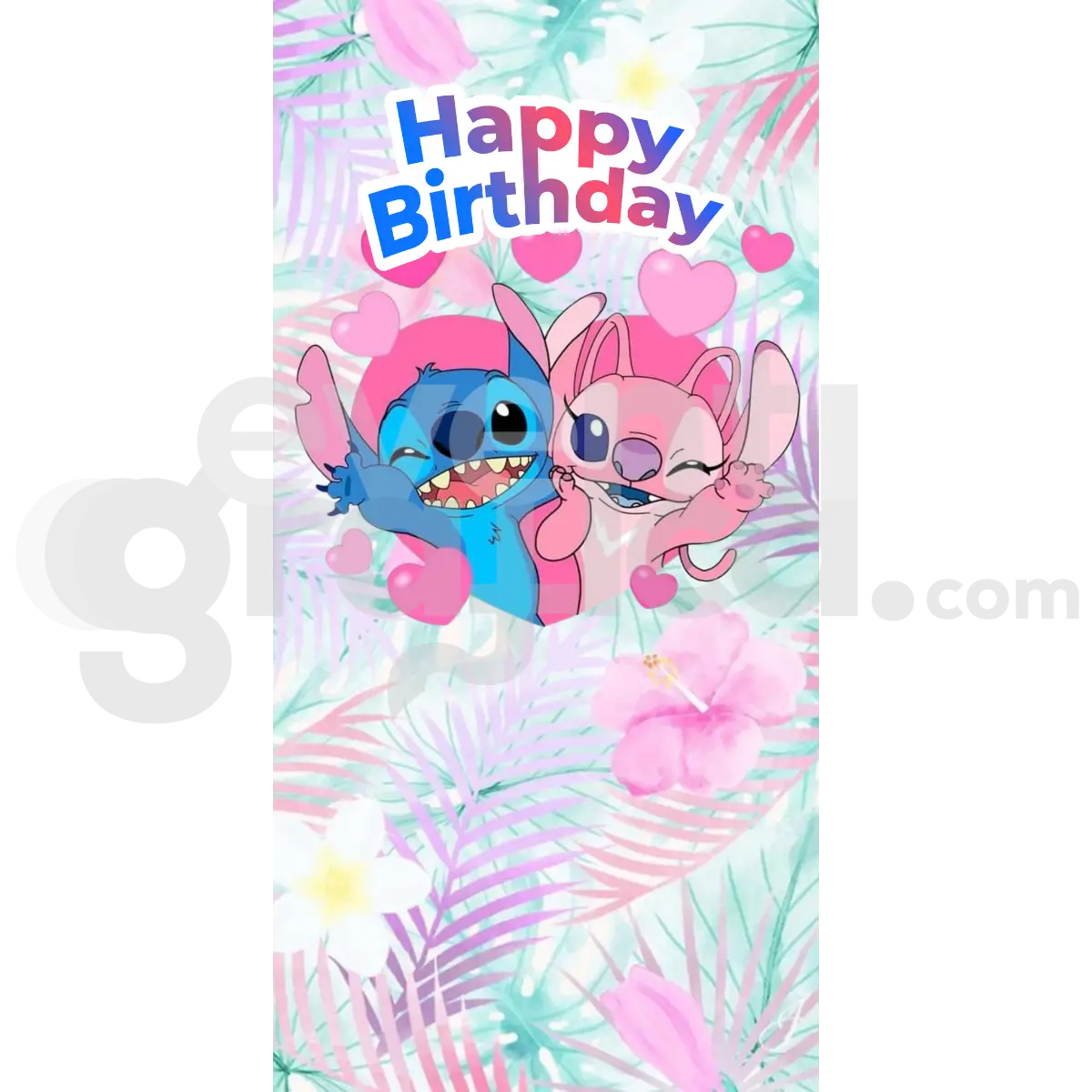 Stich Backdrop Compleanno 4