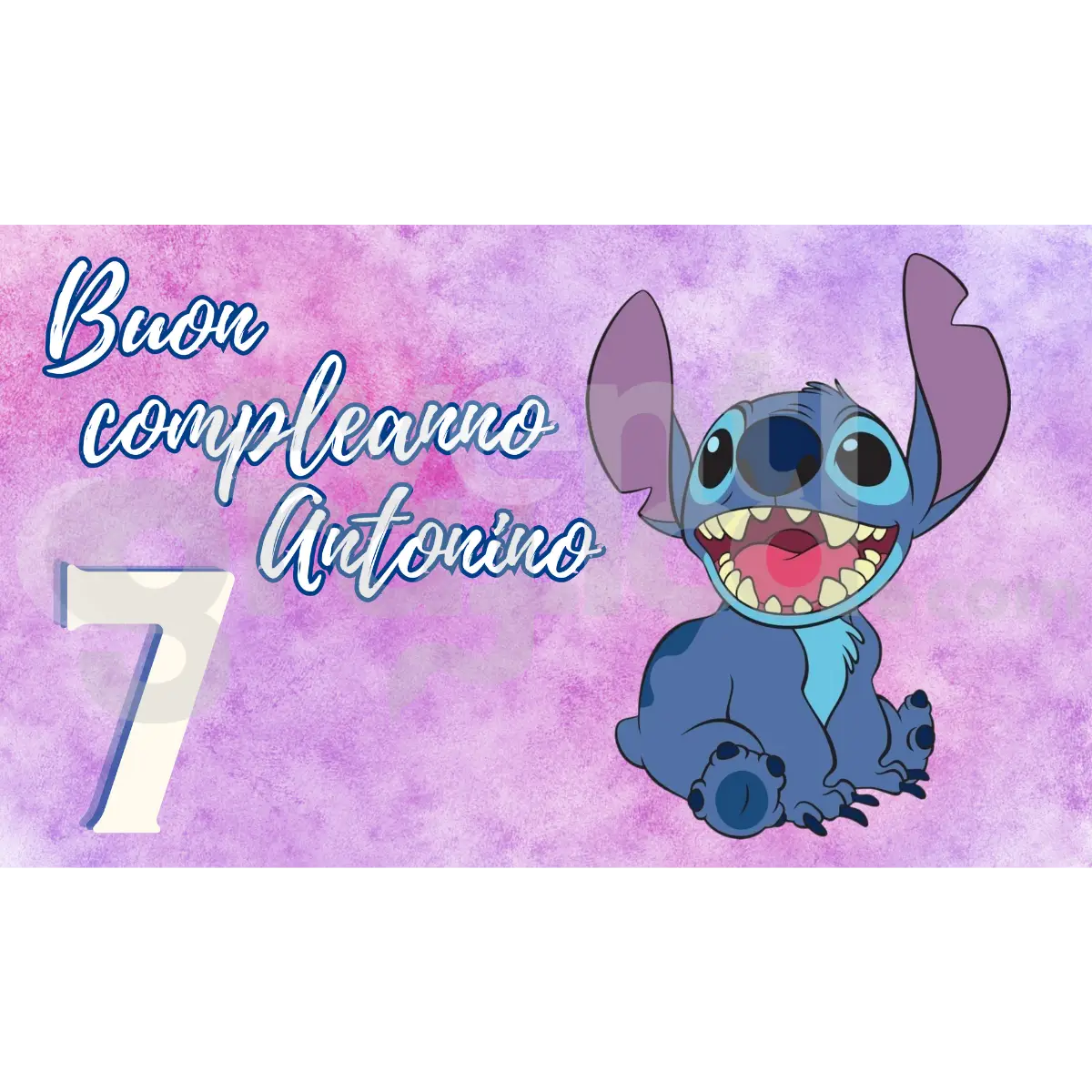 Stich Backdrop Compleanno 9