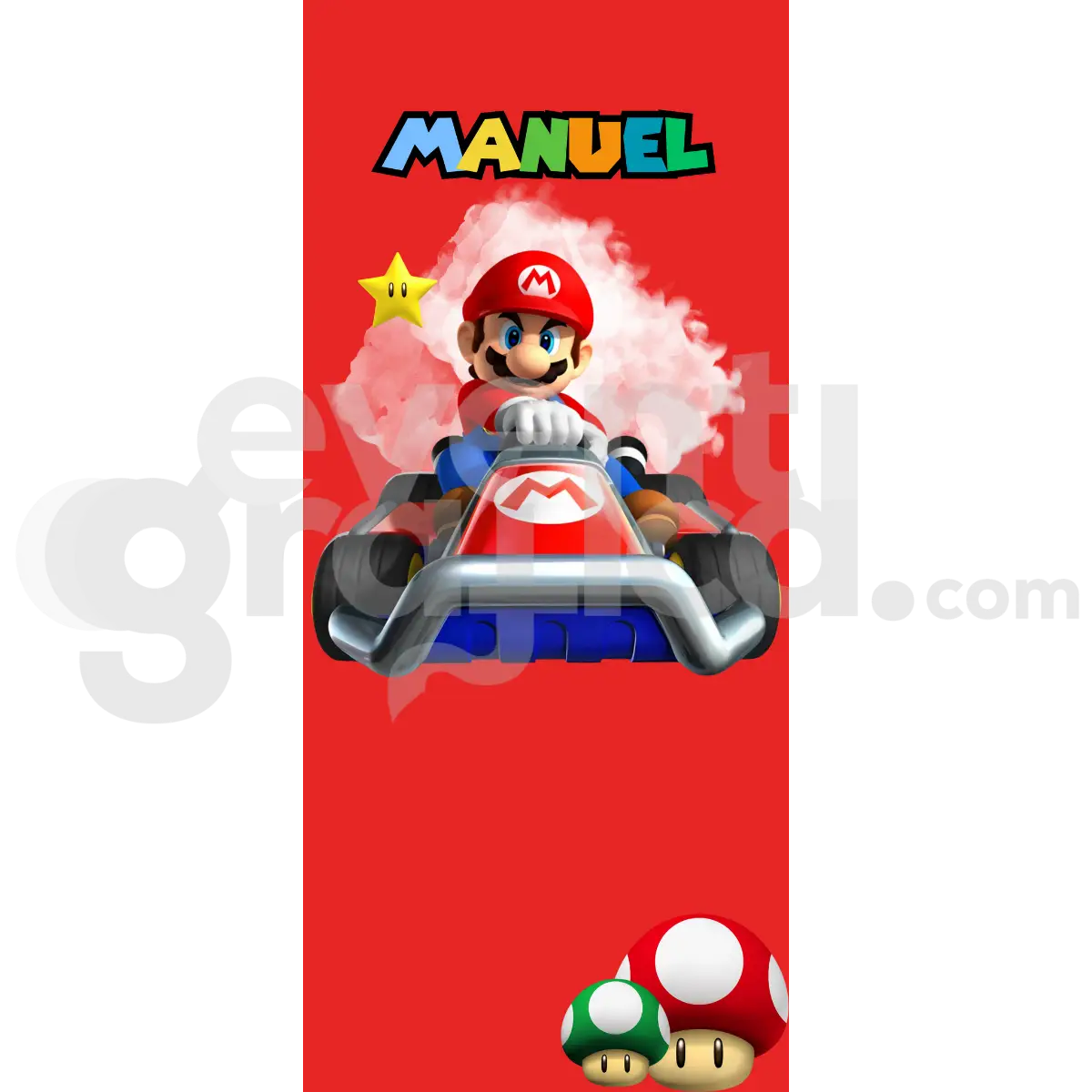 Super Mario Backdrop Compleanno 4