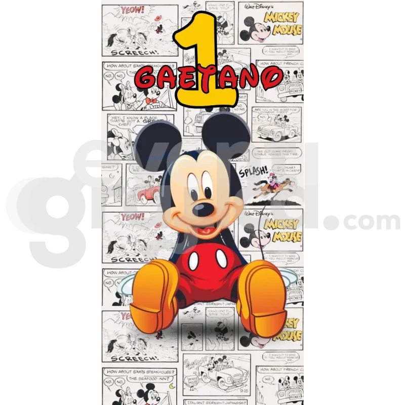 Topolino Backdrop Compleanno 18