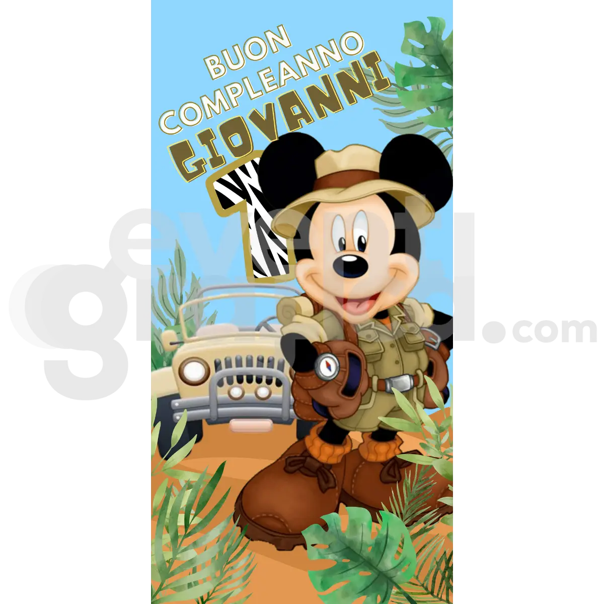 Topolino Backdrop Compleanno 20