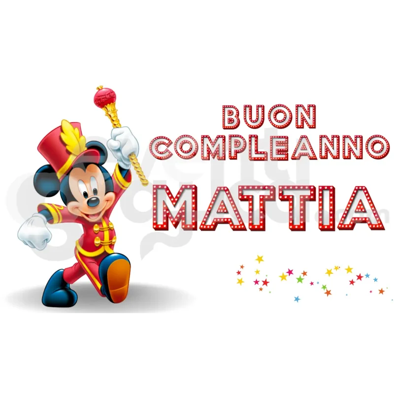 Topolino Backdrop Compleanno 36