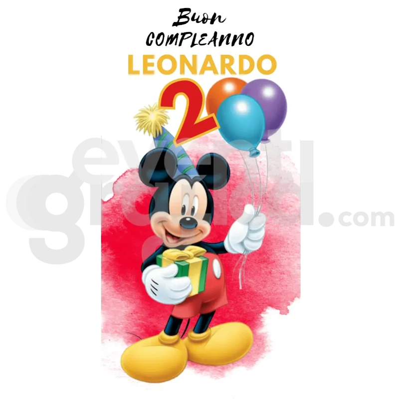 Topolino Backdrop Compleanno 4