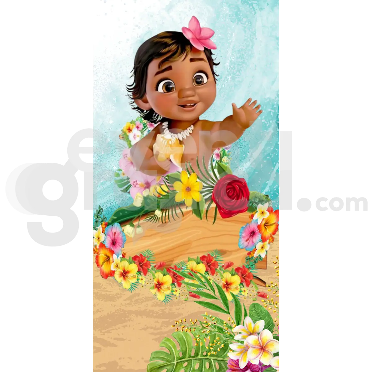 Vaiana Oceania Backdrop Compleanno 1