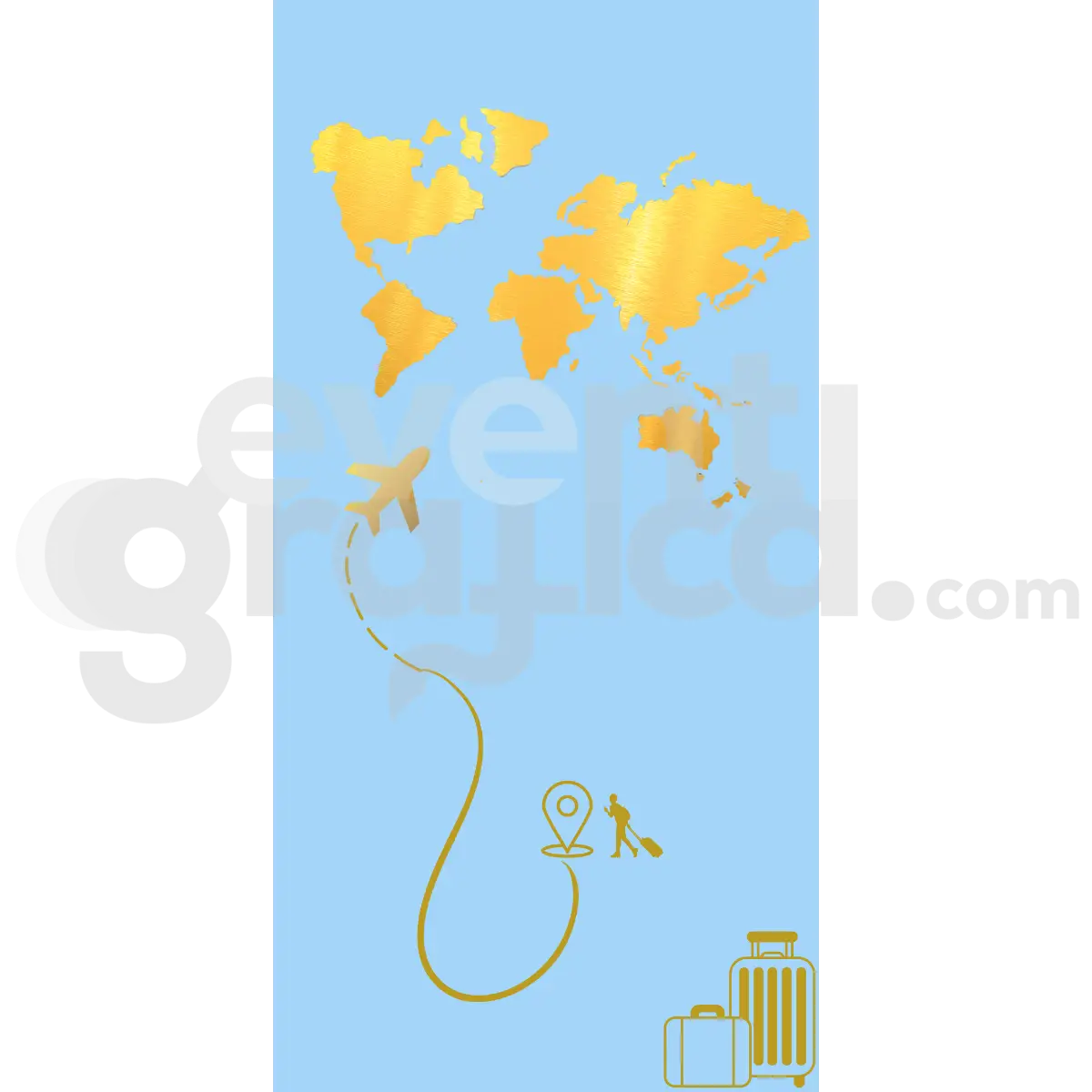 Viaggio Backdrop Compleanno