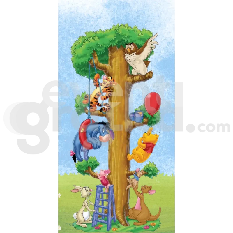 Winie The Pooh Backdrop Compleanno 4