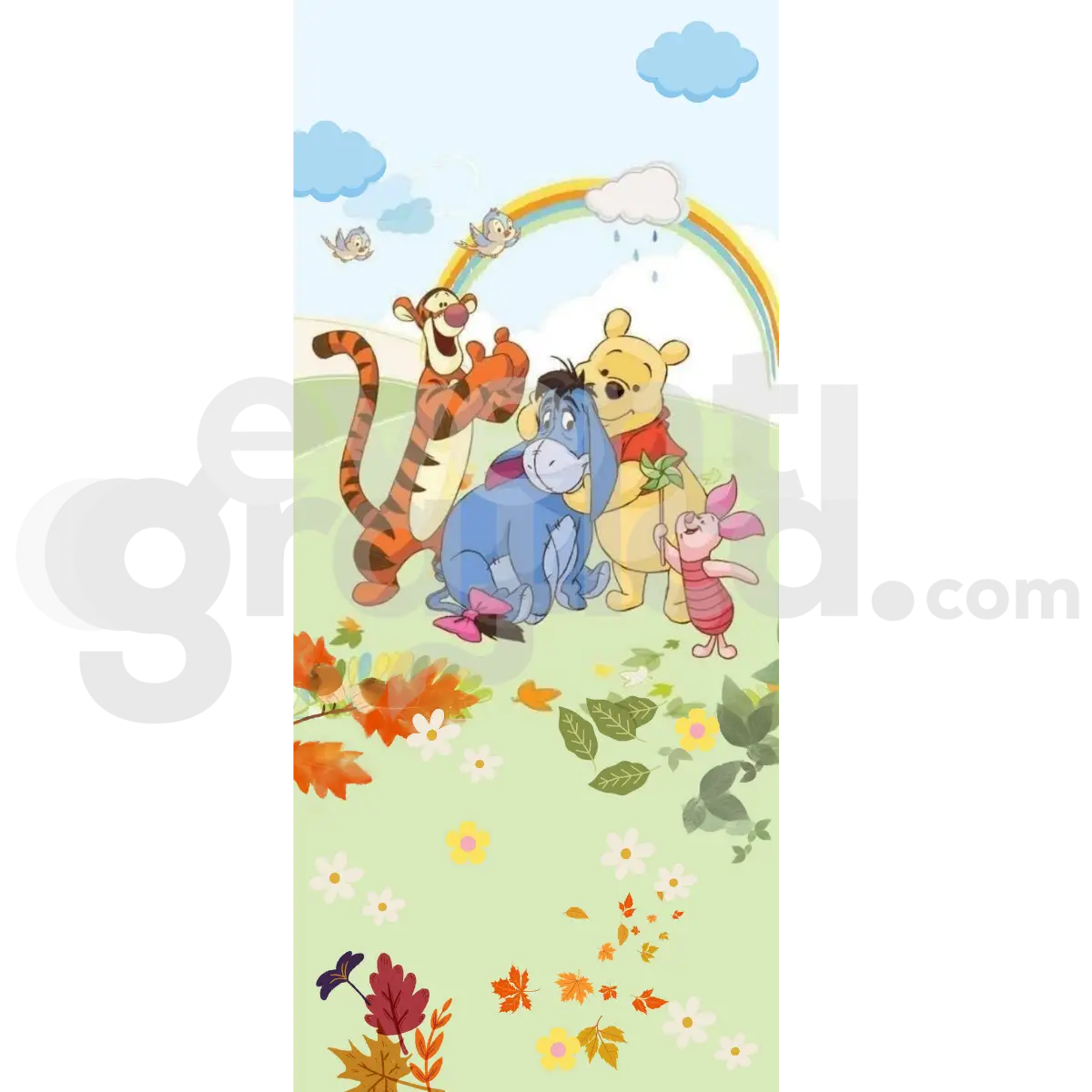 Winie The Pooh Backdrop Compleanno 5