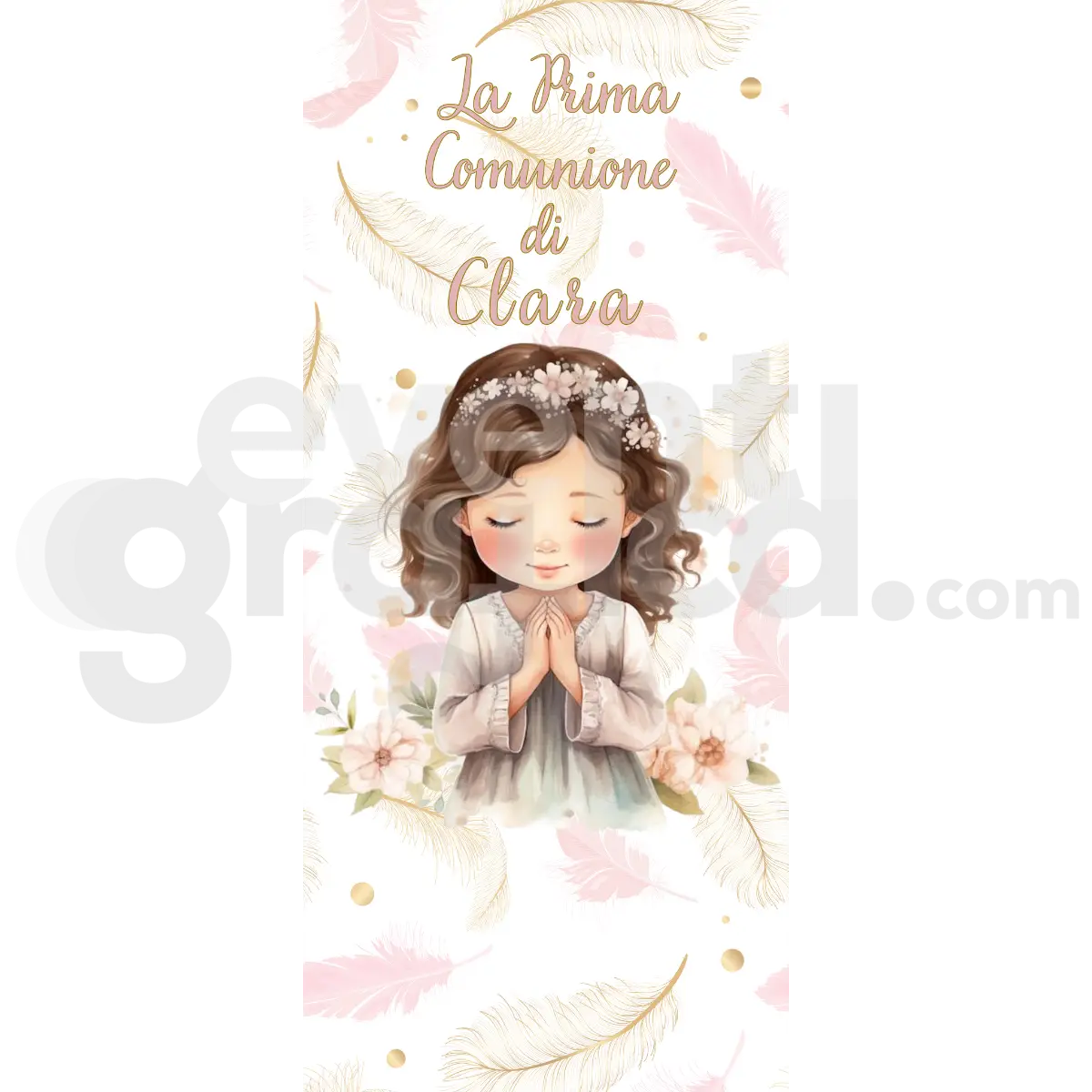 Bambina Backdrop Comunione 11