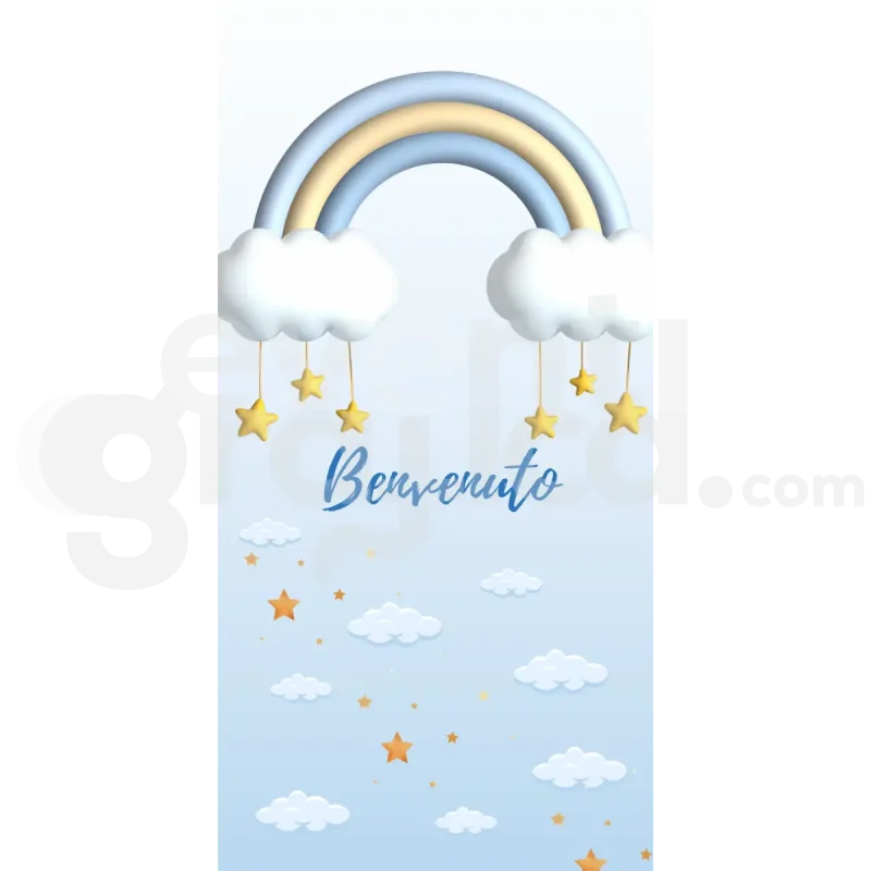 Arcobaleno Backdrop Nascita 2