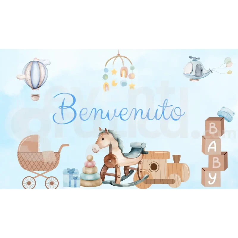 Bambino Giochi Backdrop Nascita