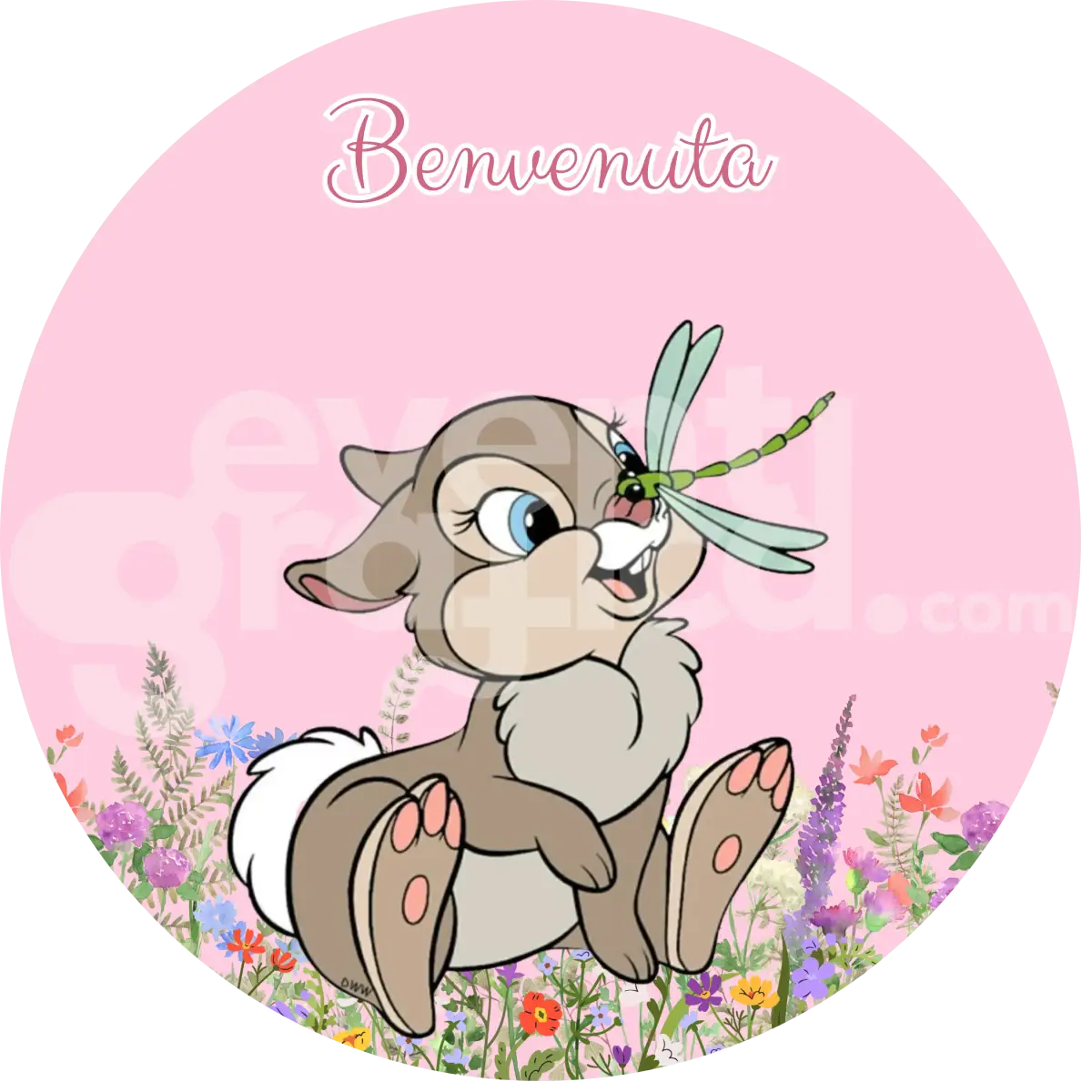 Coniglietta Backdrop Nascita 1